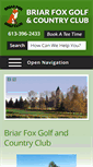 Mobile Screenshot of briarfoxgolf.com